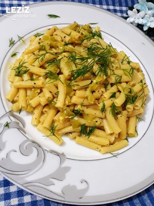 Biberli Bol Baharatlı Kremalı Makarna