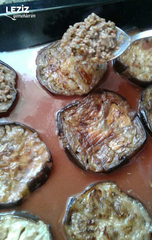 Kıymalı Bostan Patlıcan Kebabı