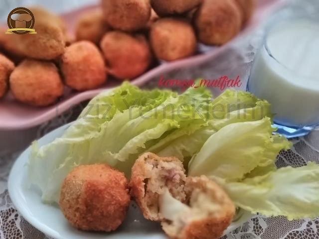 Pastırmalı Patates Köftesi