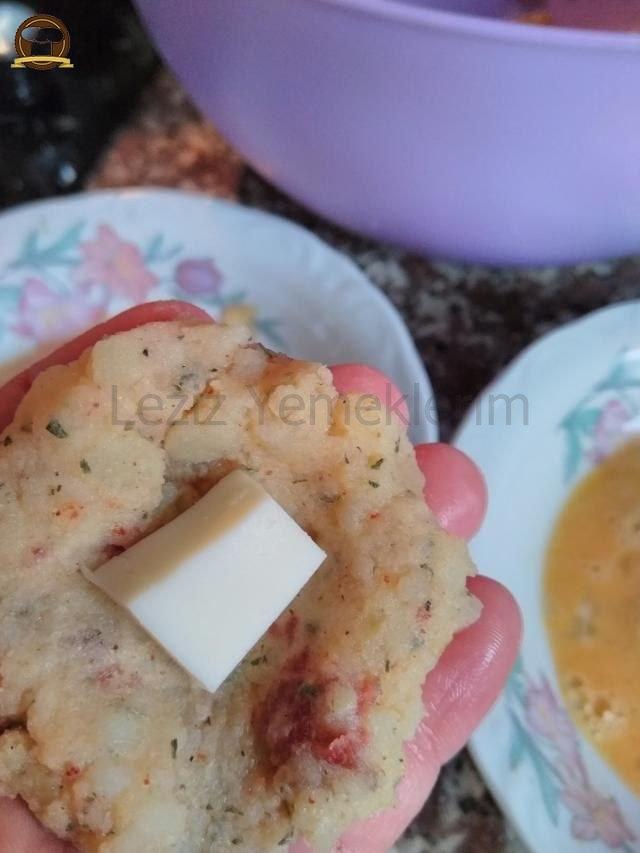 Pastırmalı Patates Köftesi