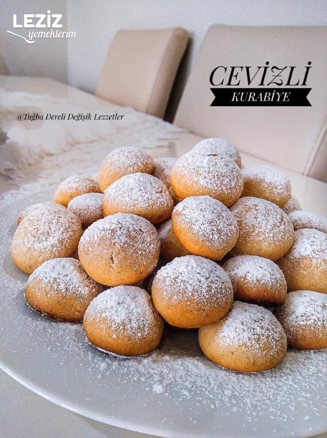 Nefis Cevizli Kurabiye Yapımı
