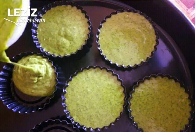 Karpuz Şeklinde Mini Tart Kekler
