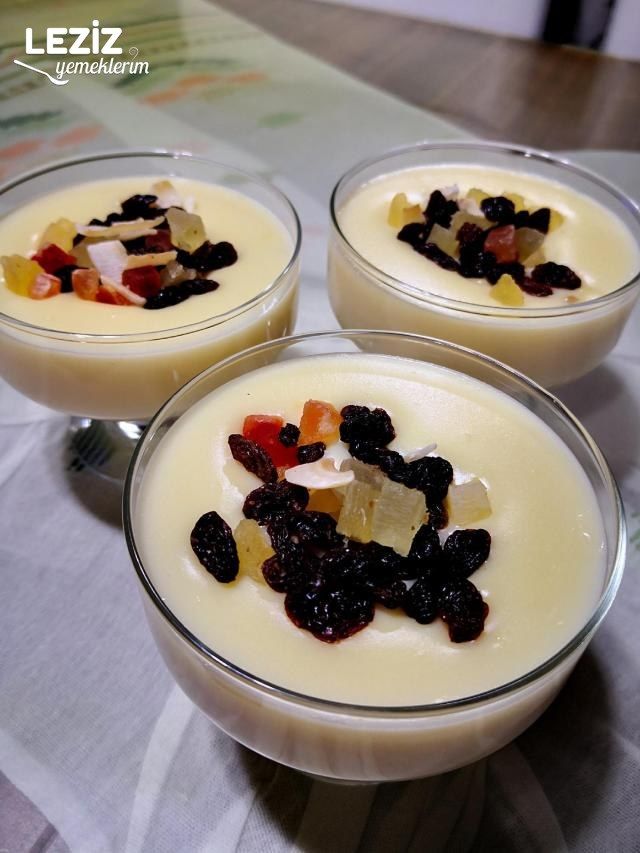 Çok Pratik Ev Yapımı Puding Tarifi