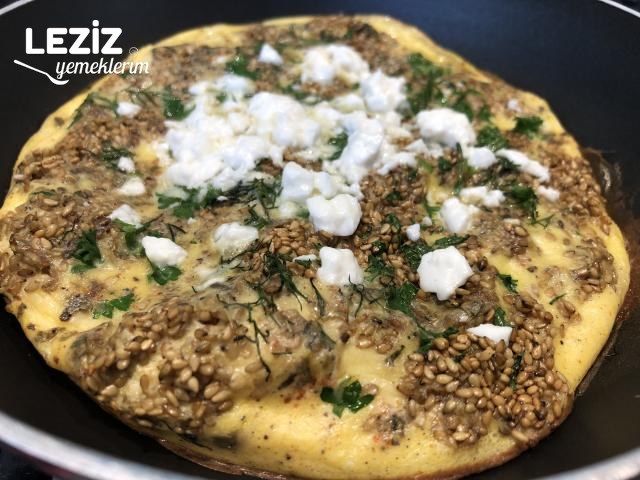 Susamlı Puf Omlet