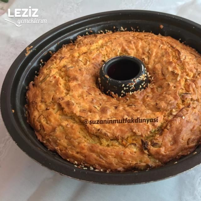 Pırasalı Mısır Unlu Kek Tarifi