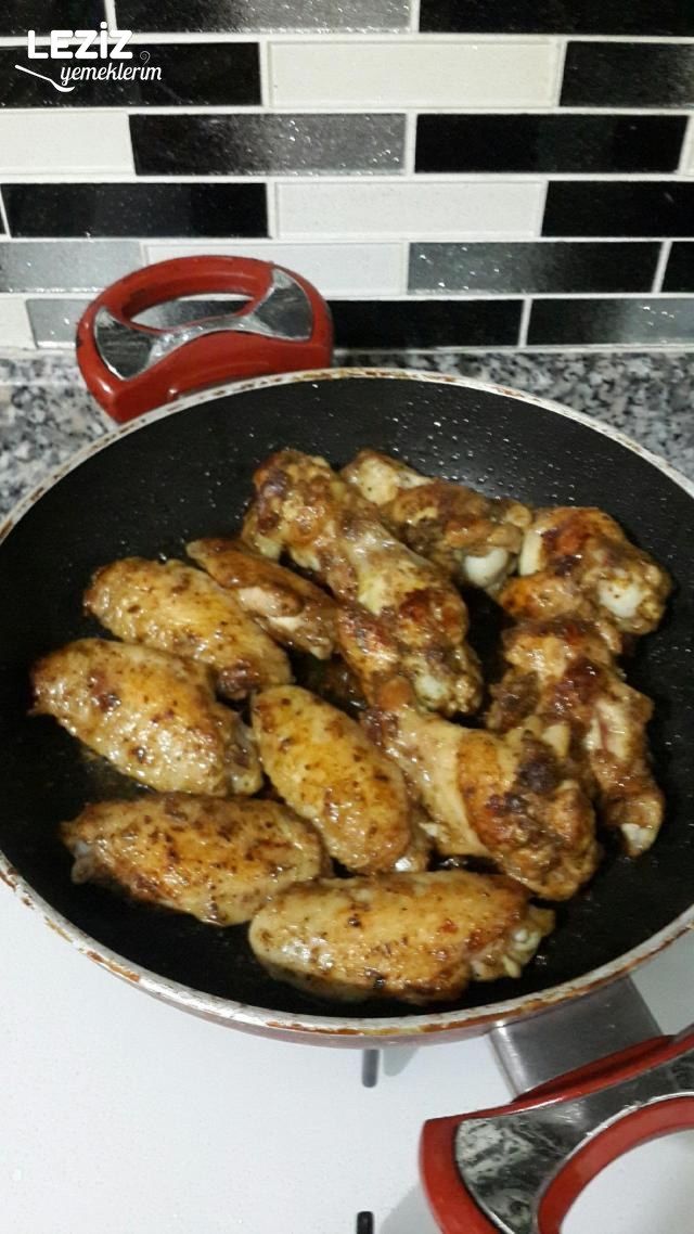 Mangal Tadında Tavada Tavuk Kanat