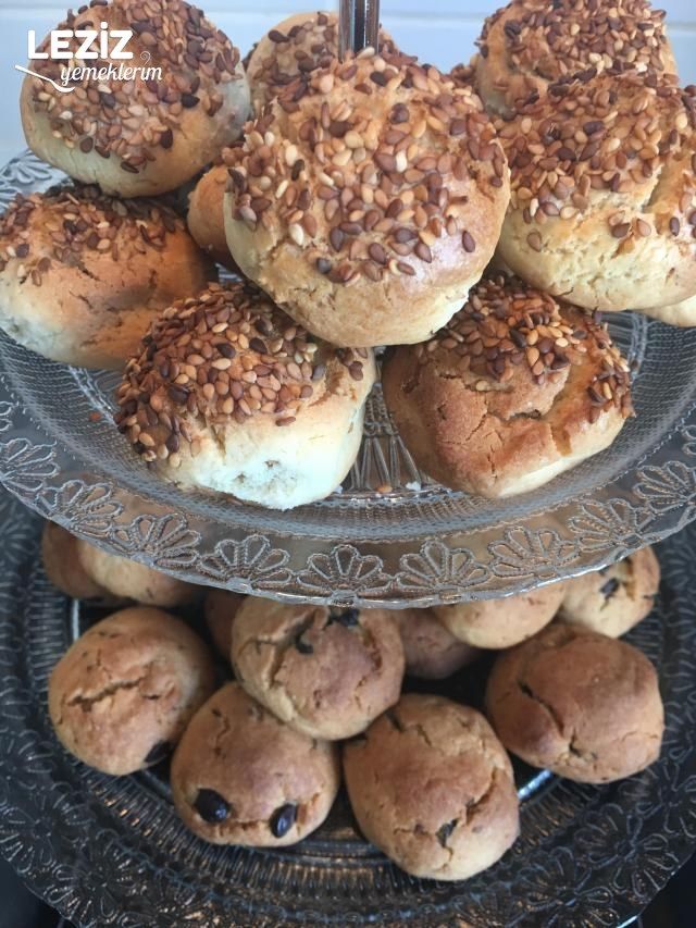 Susamlı Damla Çikolatalı Kurabiye
