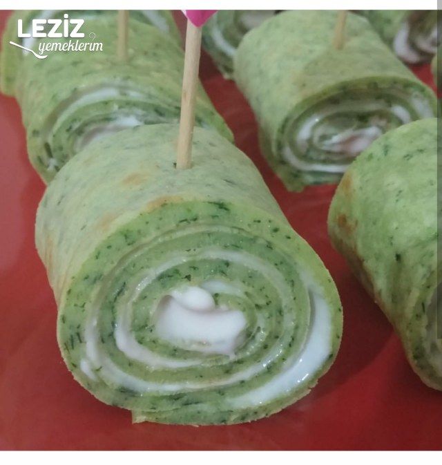Ispanaklı Krep