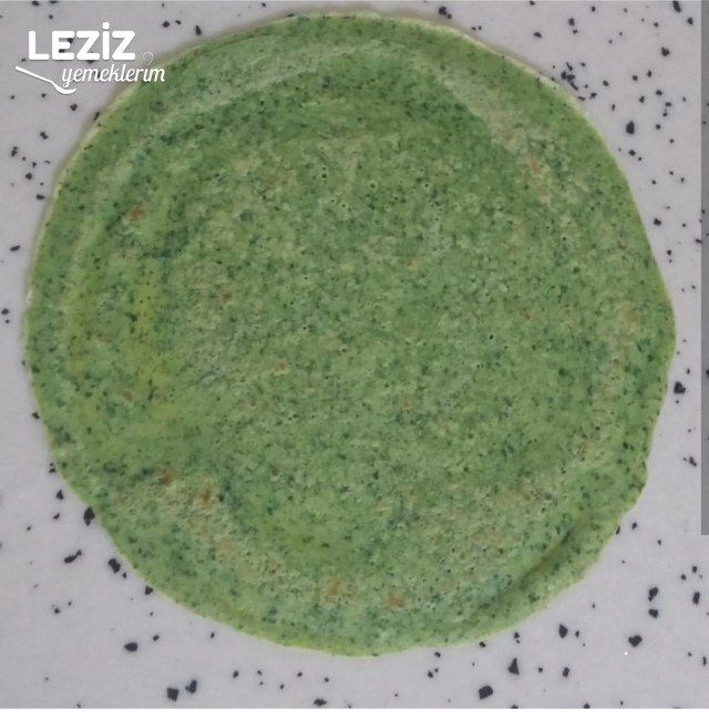 Ispanaklı Krep