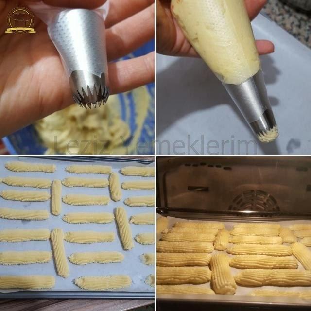 Pratik Ağızda Dağılan Tırtıl Kurabiye