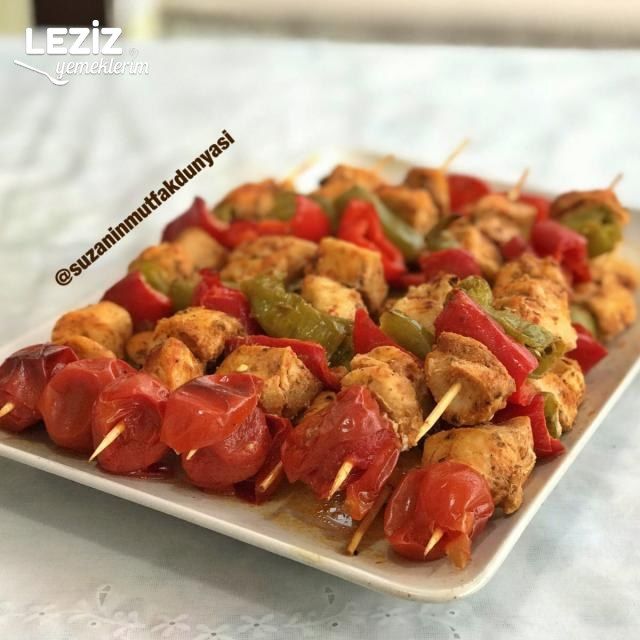 Fırın Poşetinde Tavuk Çöp Şiş
