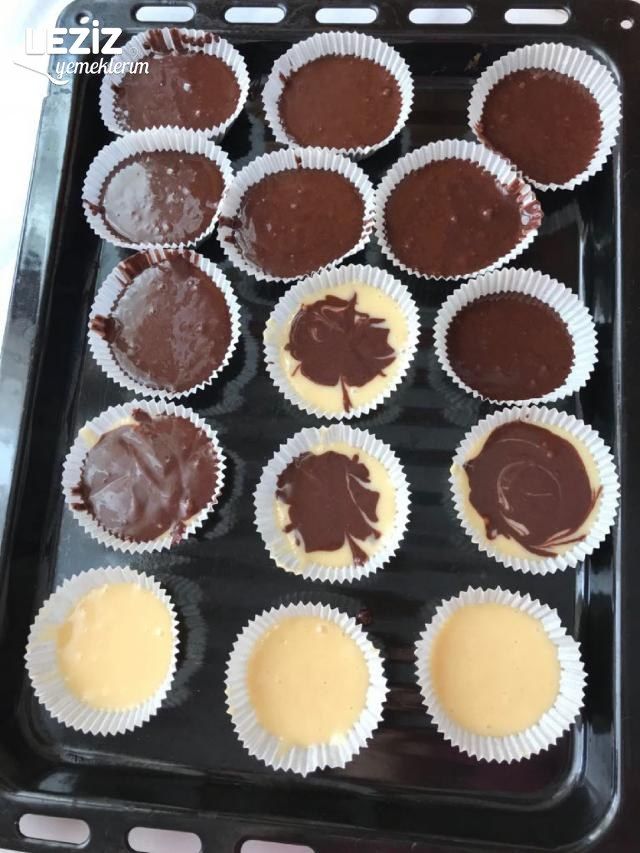 İki Renkli Muffin