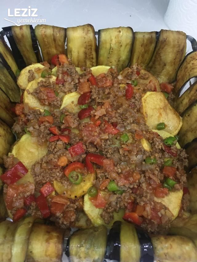 Patlıcanlı Patates Kapama Tarifi