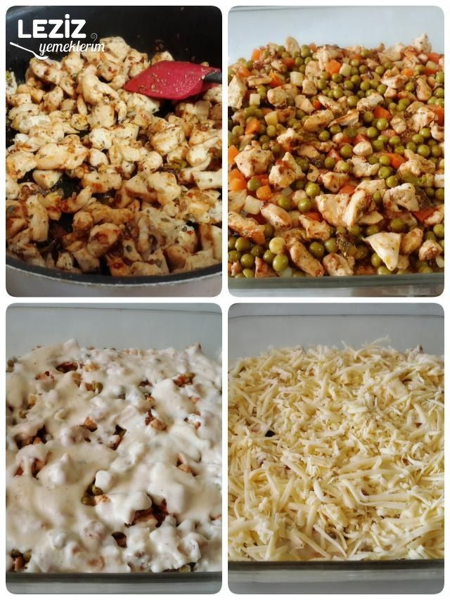Garnitürlü Beşamel Soslu Tavuk