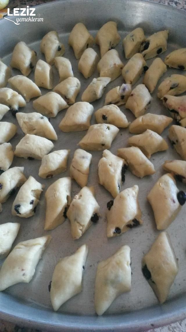 Üzümlü Limon Kokulu Kurabiye