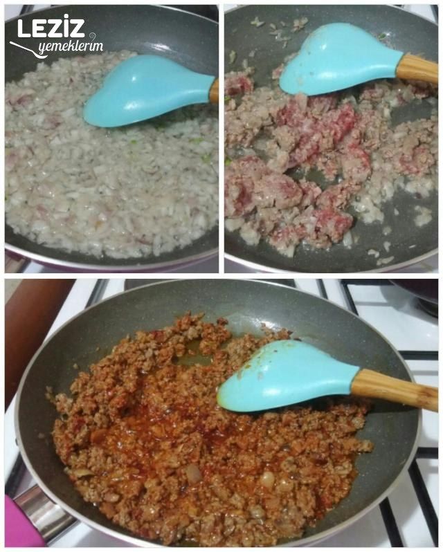 Fırında Patlıcanlı Patatesli Oturtma (Kızartmadan)