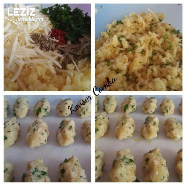 Fırında Patates Köftesi (Yumurtasız Ve Unsuz)