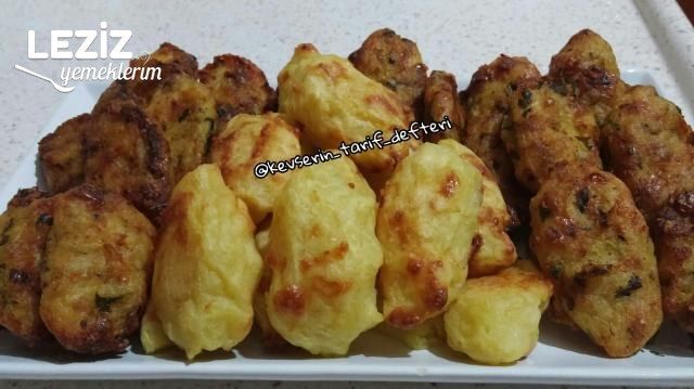 Fırında Patates Köftesi (Yumurtasız Ve Unsuz)