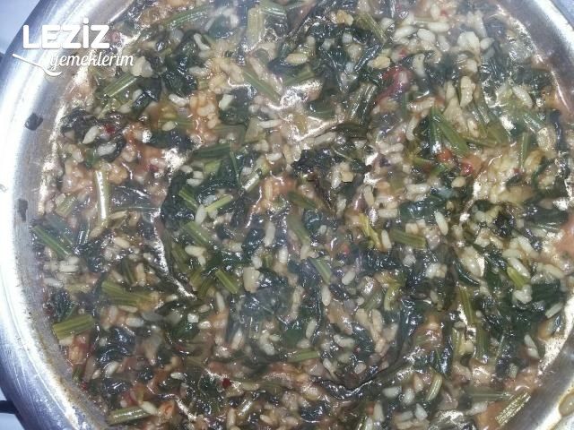 Pirinçli Ispanak Yemeği Tarifi