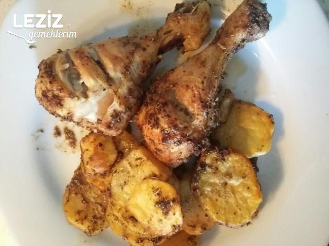 Mangal Tadında Fırında Tavuk Baget