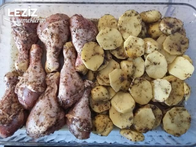 Mangal Tadında Fırında Tavuk Baget