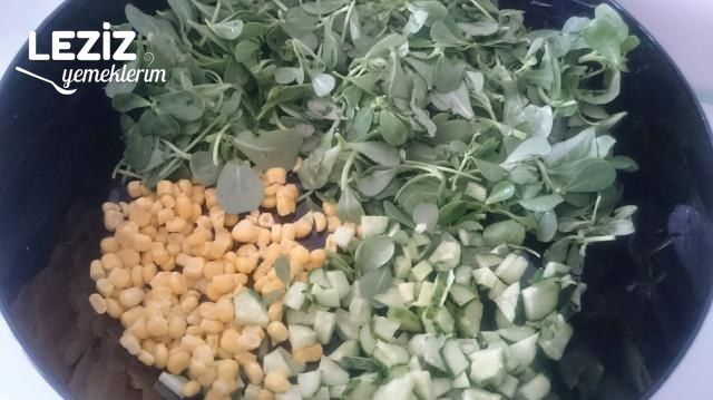 Nefis Semizotu Salatası (Pratik Lezzet)