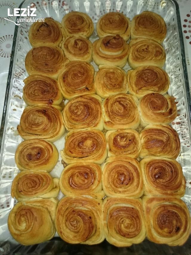 Tahinli Rulo Çörek Tarifi