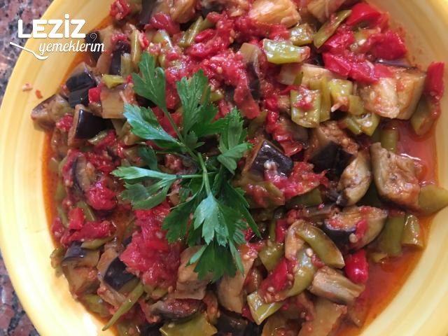 Biber Soslu Patlıcan