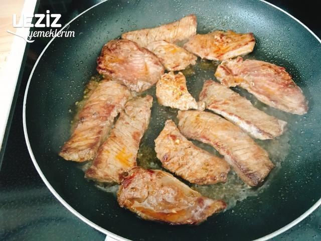 Mangal Tadında Tavada Et Pişirme