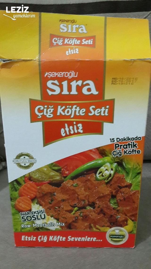 Etsiz Çiğ Köfte (Hazır Satılan Harç)