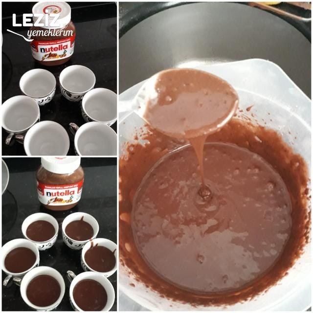 Tencerede Nutellalı Sufle