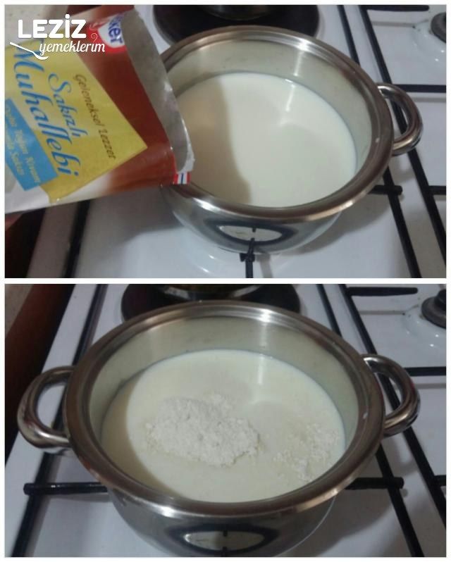 Damla Sakızli Muhallebili Nefis Tatlı