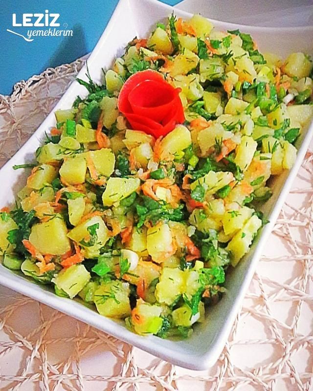 Patates Salatası Tarifi Patates Salatası Nasıl Yapılır