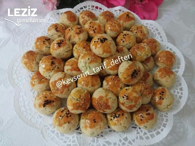 Atıştırmalık Otlu Peynirli Kurabiye (Poğaça Tadında)