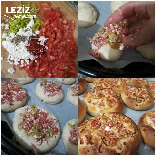 Domatesli Biberli Pamuk Poğaça