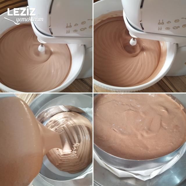 Bol Çikolatalı Vişneli Ve Krema Kaplamalı Pasta (Süper Pasta)
