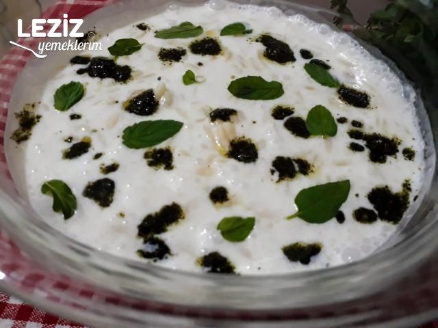 Şehriyeli Soğuk Yaz Çorbası (10 Dk. Da Hazır)