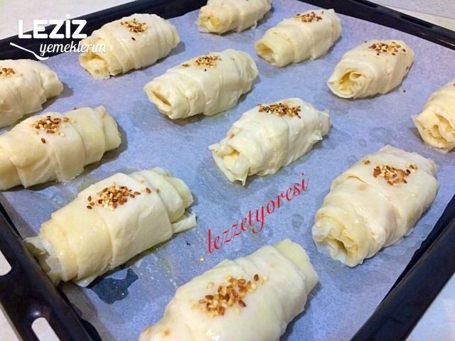 Puf Puf Kremalı Katmer Börek