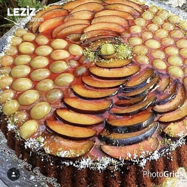Nefis Meyveli Tart Kek