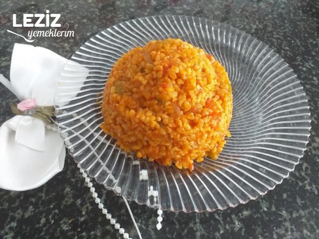 Zeytinyağlı Sebzeli Bulgur Pilavı