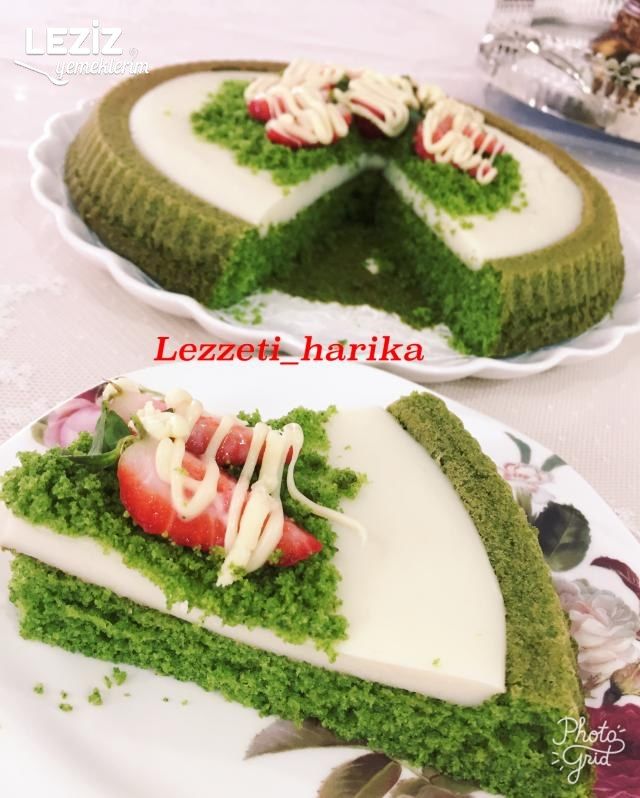 Ispanaklı Tart Kek Tarifi