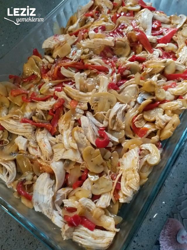 Beşamel Soslu Mantarlı Tavuk