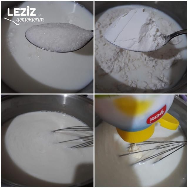 Çilekli Muhallebili Tatlı (Kedidiliyle)