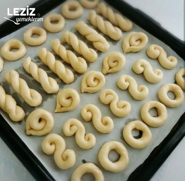 Pastahane Usulü Tuzlu Kurabiye