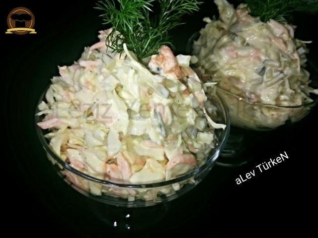 Kfc Tadında Coleslaw Salata