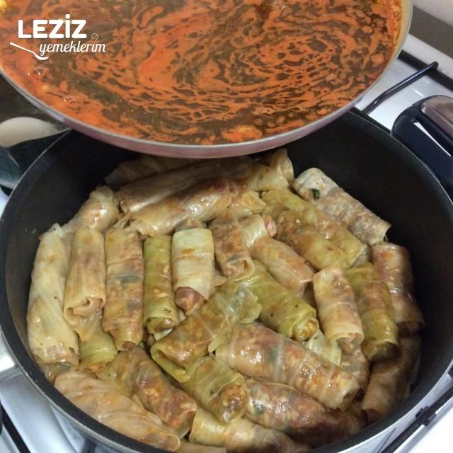 Hatay Usulü Zeytinyağlı Lahana Sarması Tarifi
