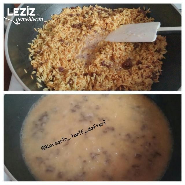 Tereyağlı Kıymalı Şehriye Pilavı