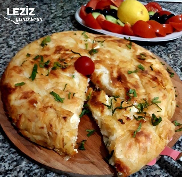 Tavada 2 Yufkayla Su Böreği Tadında Pratik Börek