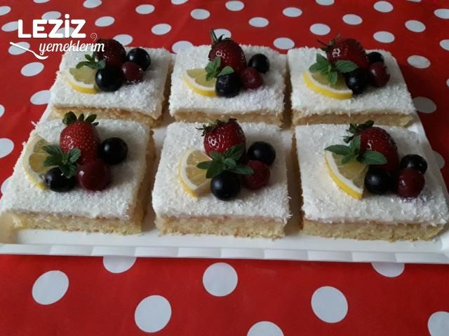 Limonlu Kremalı Kek