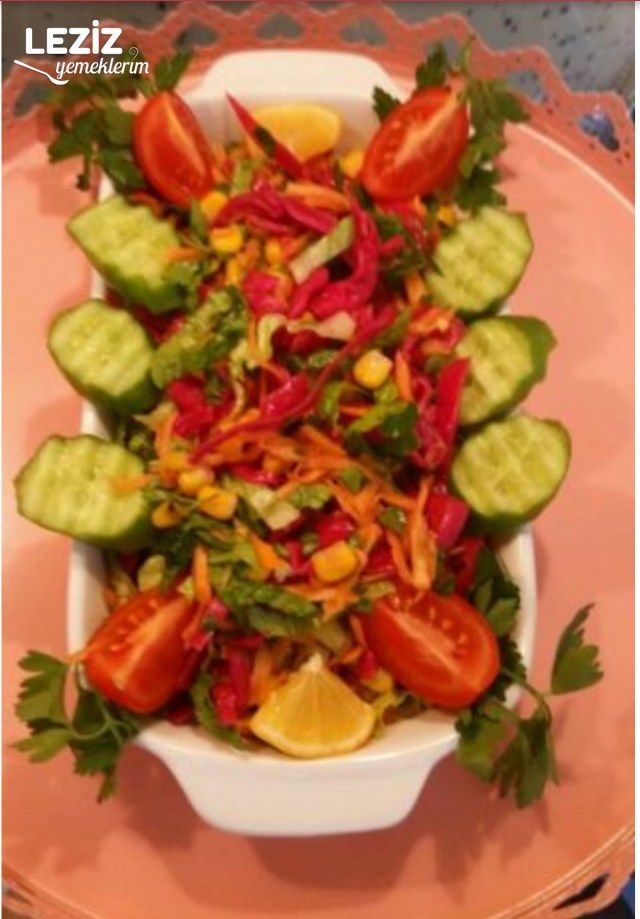Mor Lahana Salatası Yapımı